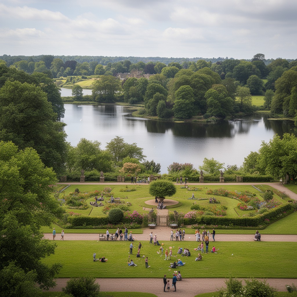 AI-generated illustration of Trentham