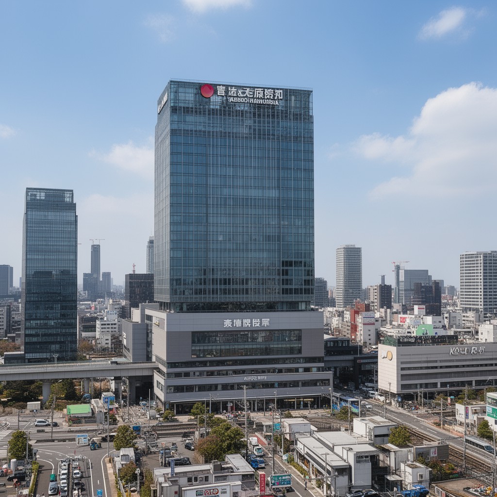 AI-generated illustration of Abeno Harukas Kintetsu Main Store