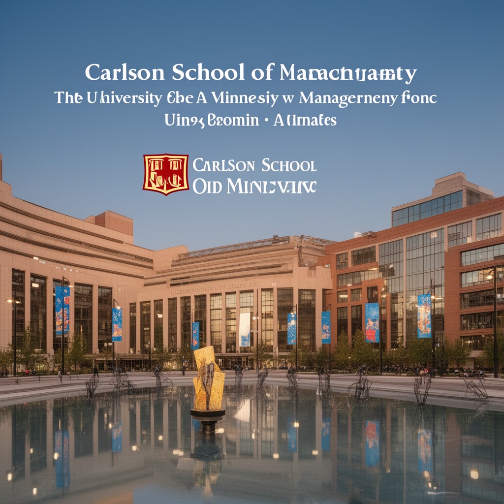 AI-generated illustration of Carlson School of Management