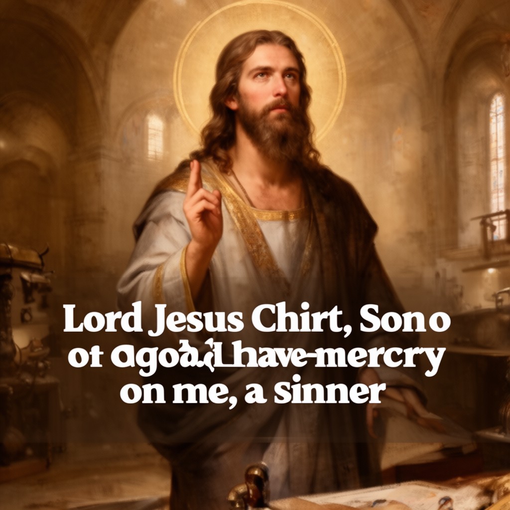 AI-generated illustration of Jesus Prayer