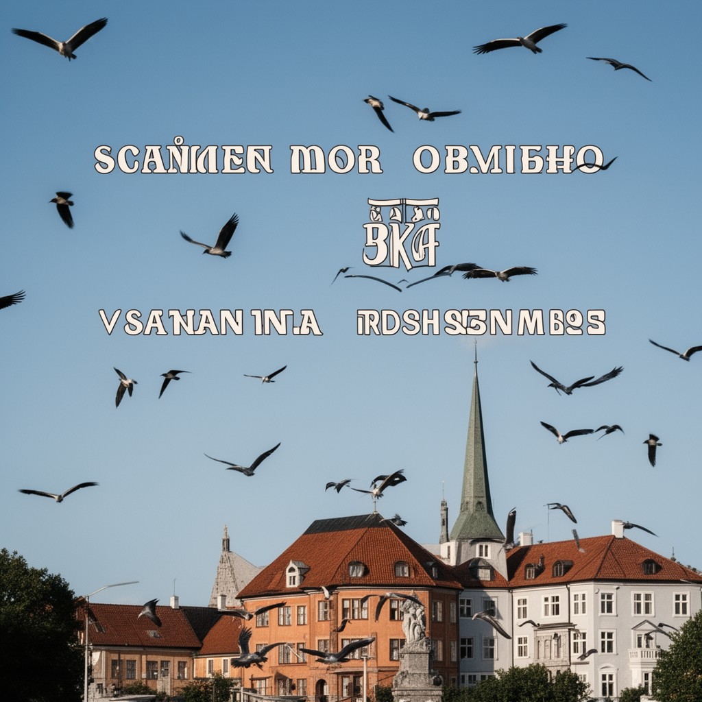 AI-generated illustration of Scanian dialect
