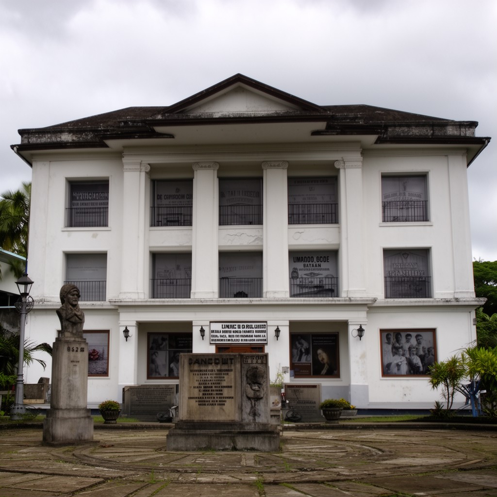 AI-generated illustration of Bataan World War II Museum (Balanga)