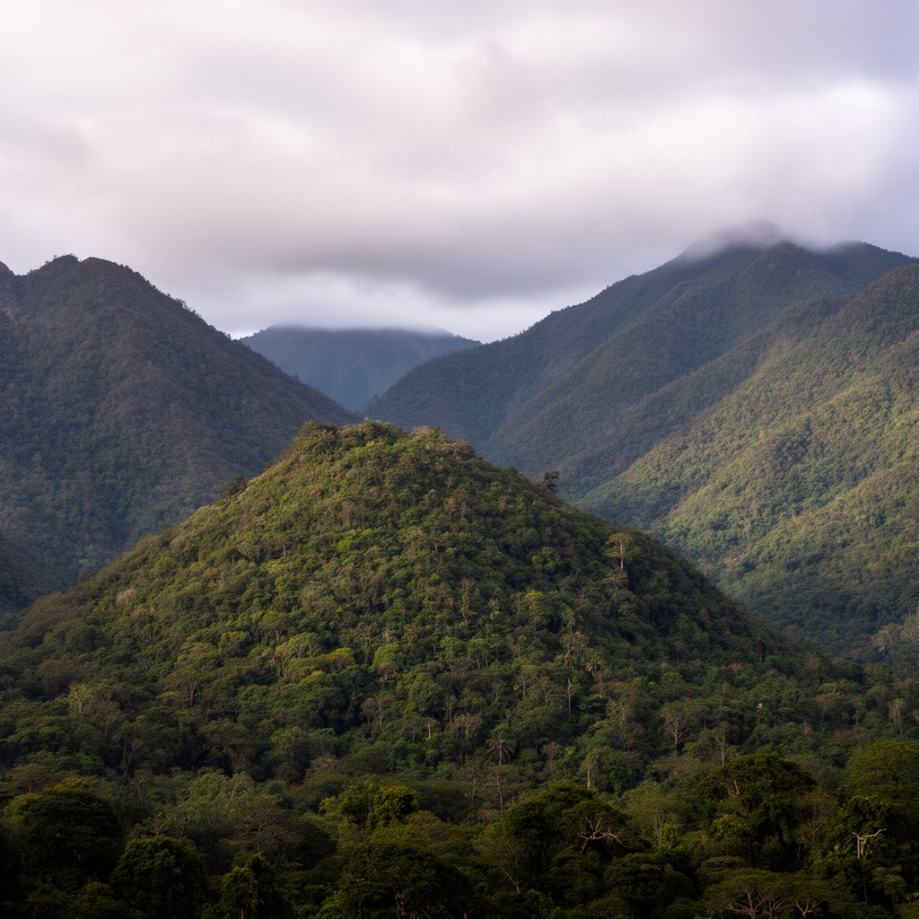 AI-generated illustration of Zambales Mountains