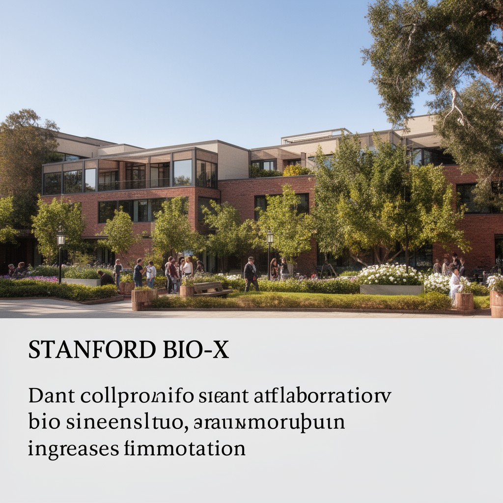 AI-generated illustration of Stanford Bio-X