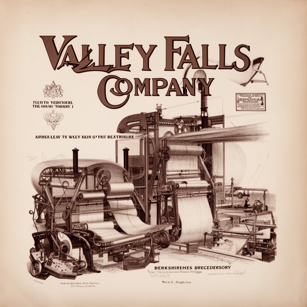 AI-generated illustration of Valley Falls Company