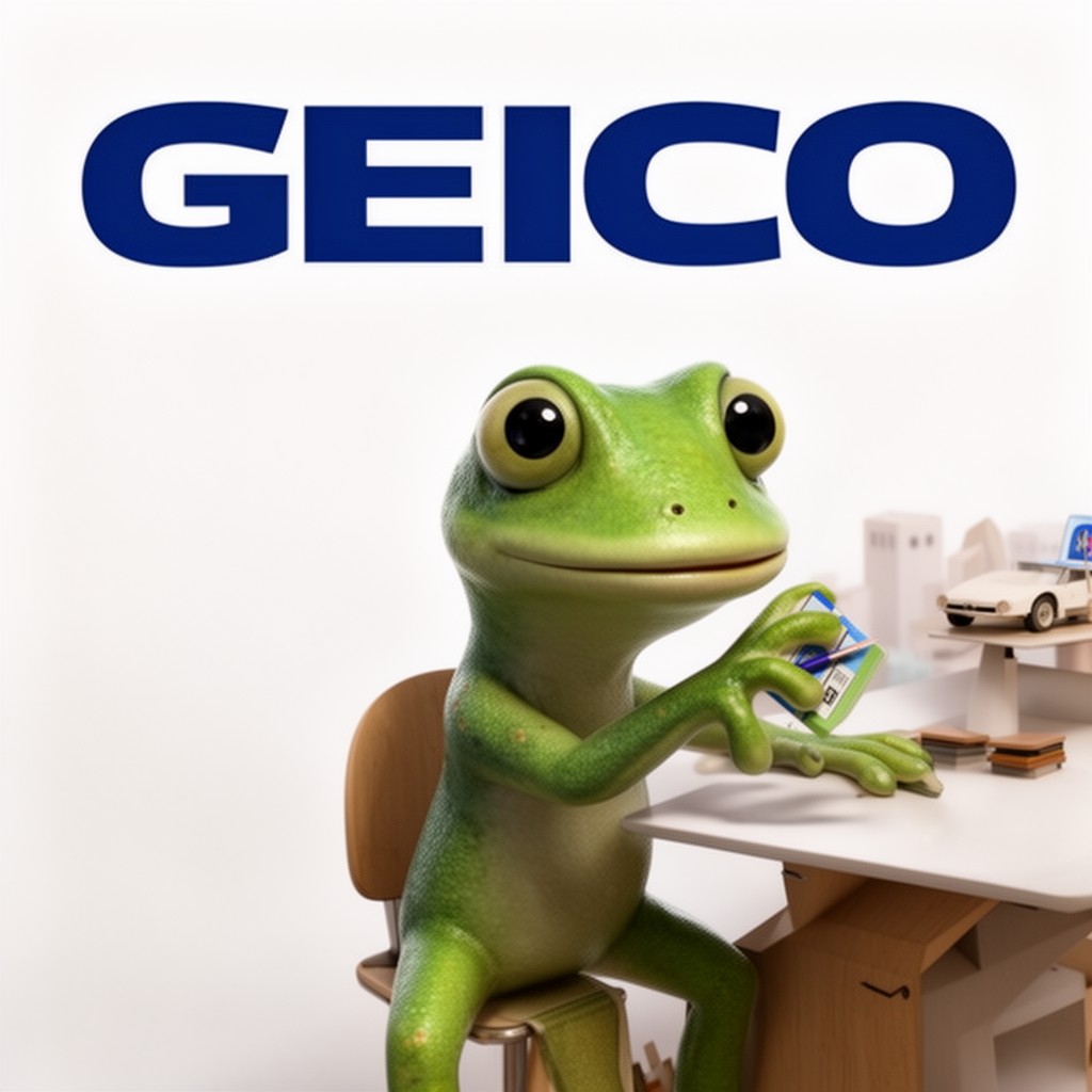 AI-generated illustration of GEICO