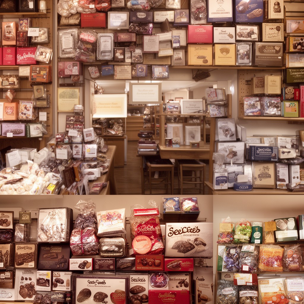 AI-generated illustration of See's Candies