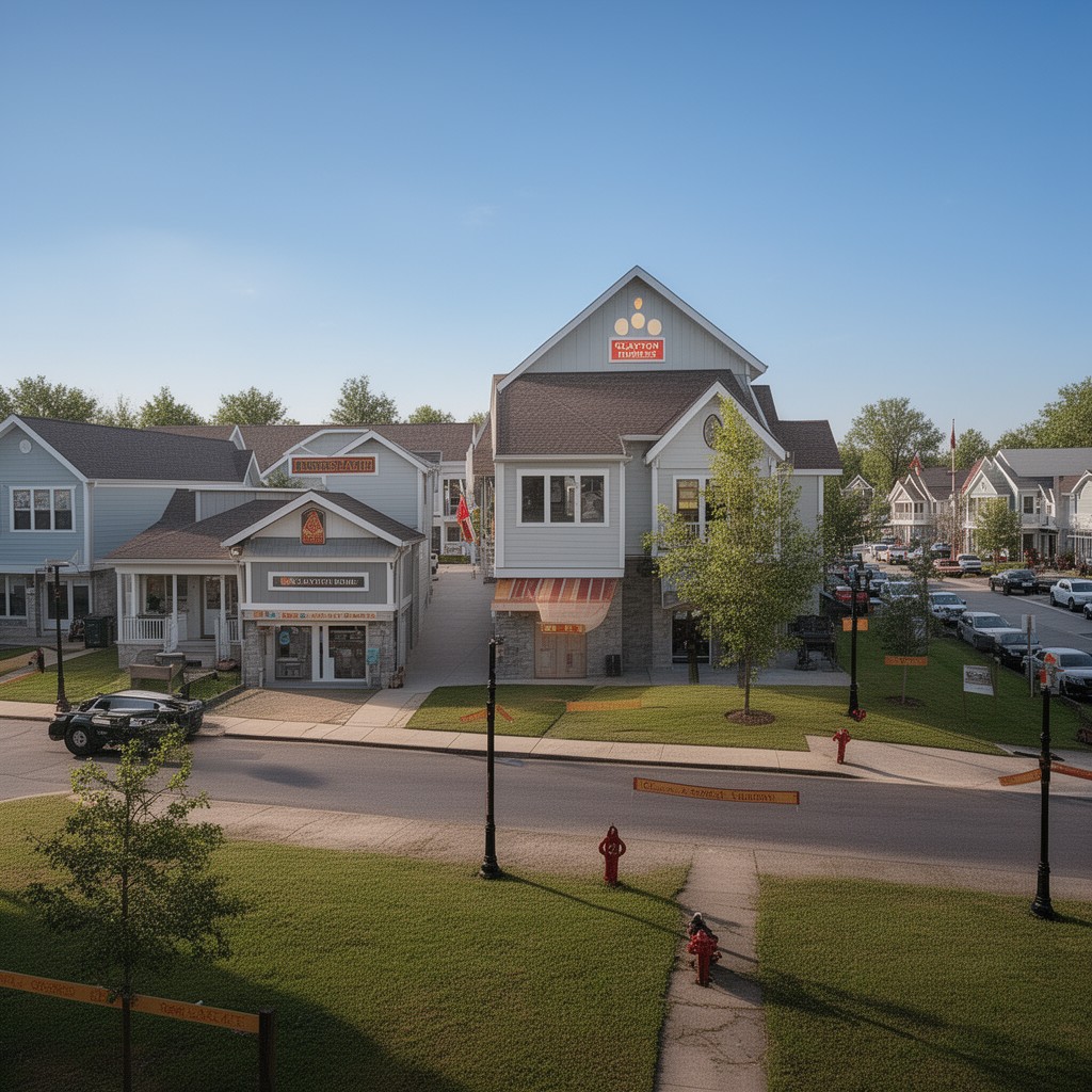 AI-generated illustration of Clayton Homes