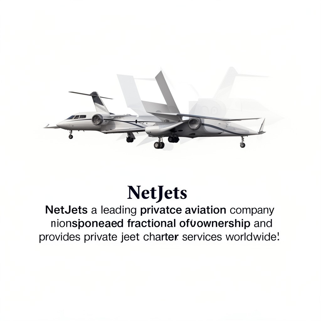 AI-generated illustration of NetJets