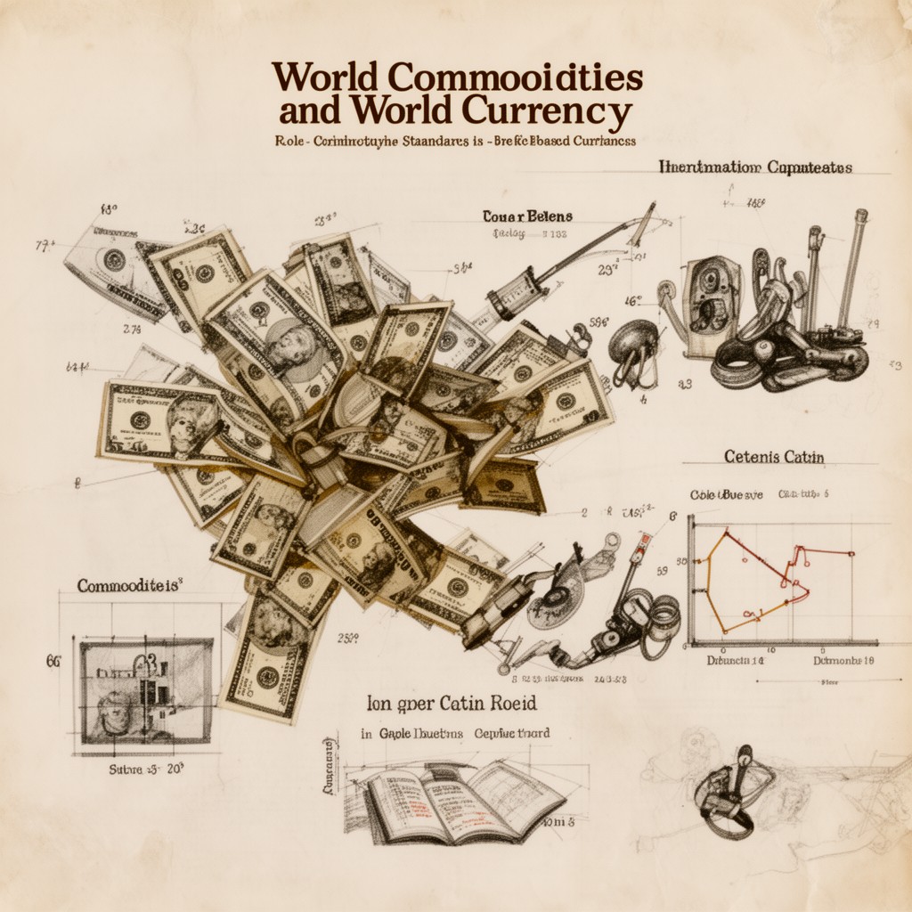 AI-generated illustration of World Commodities and World Currency