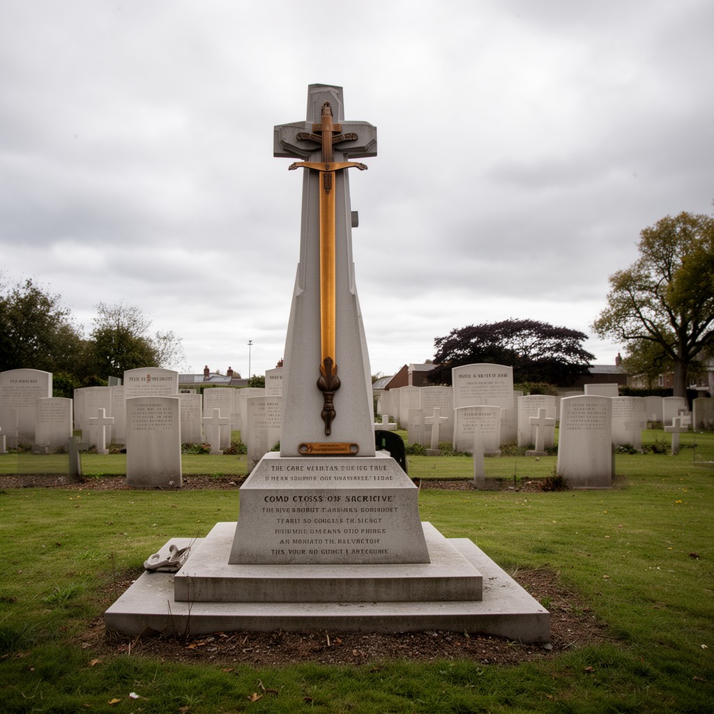 AI-generated illustration of Cross of Sacrifice