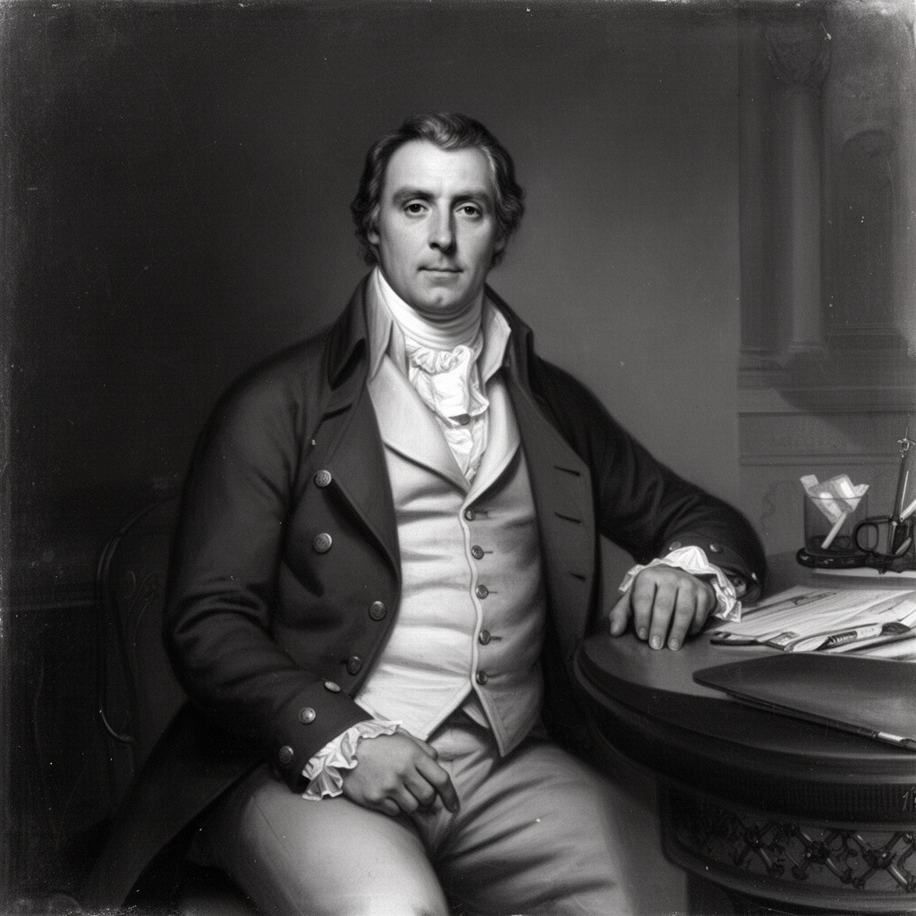 AI-generated illustration of Governor William Tryon
