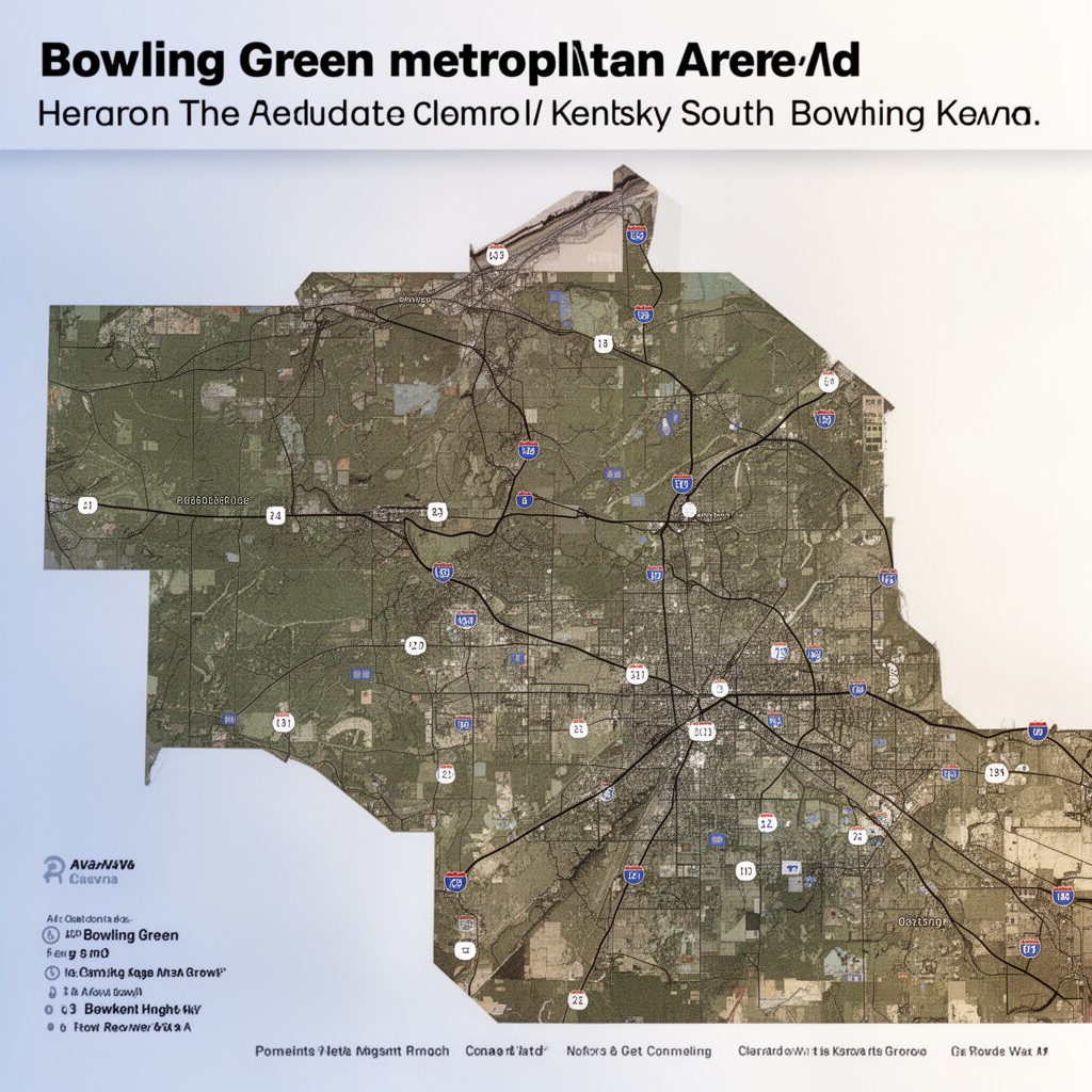AI-generated illustration of Bowling Green metropolitan area