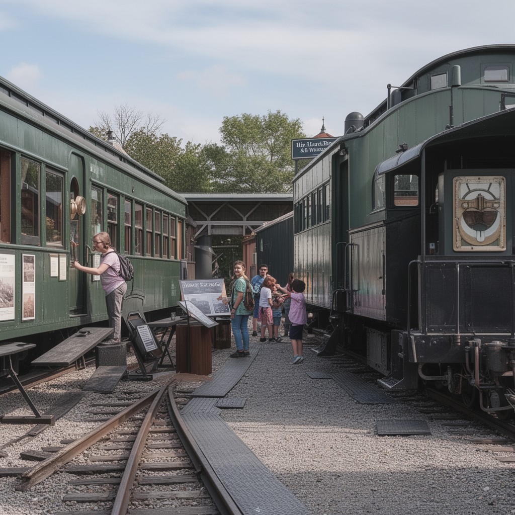 AI-generated illustration of Historic RailPark and Train Museum