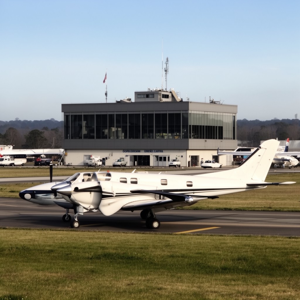 AI-generated illustration of Bowling Green–Warren County Regional Airport