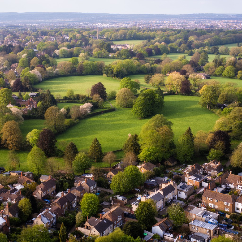 AI-generated illustration of London Borough of Bromley