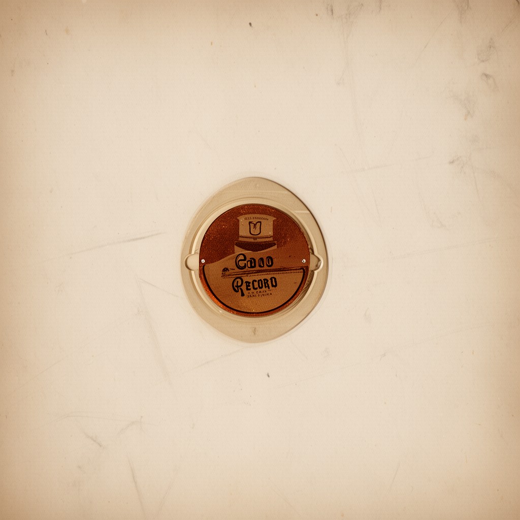 AI-generated illustration of album "Gold Record"