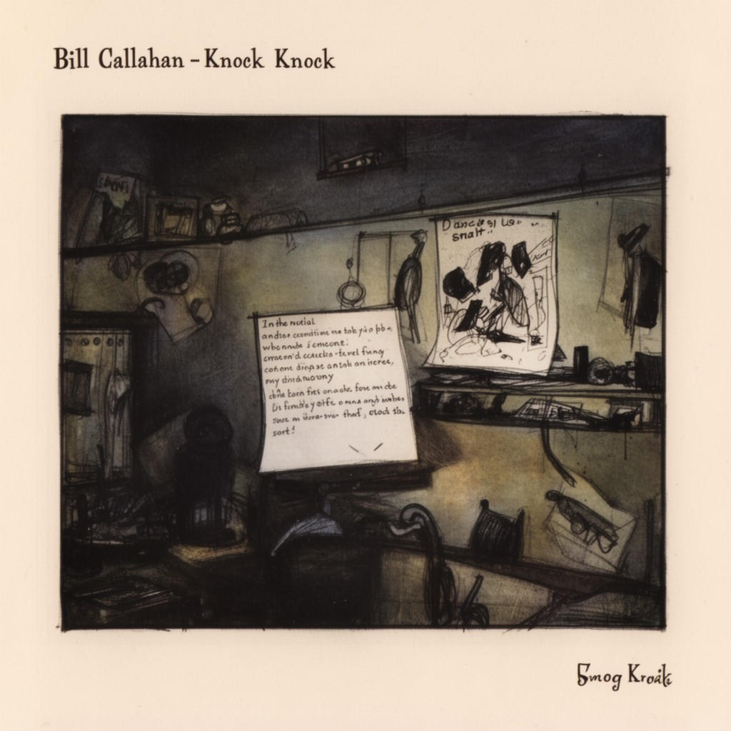 AI-generated illustration of album "Knock Knock"