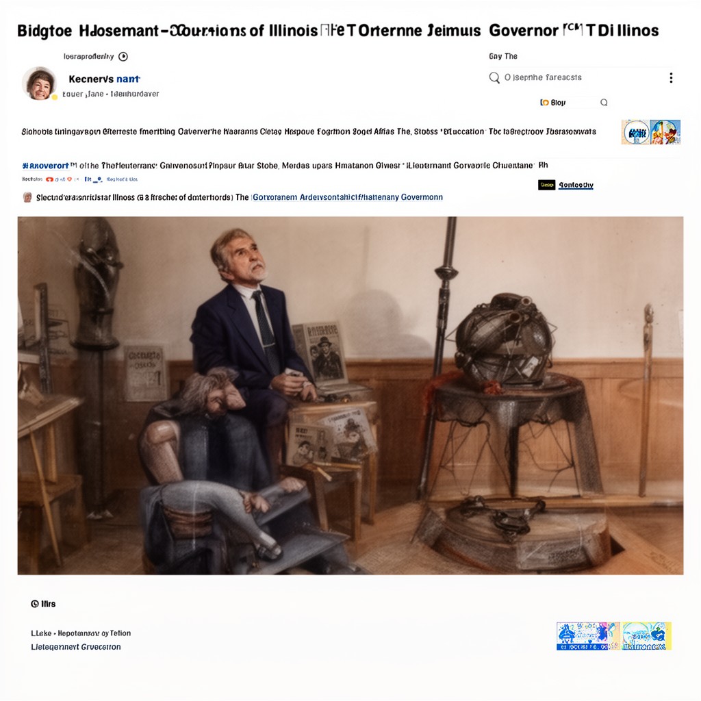 AI-generated illustration of Lieutenant Governor of Illinois