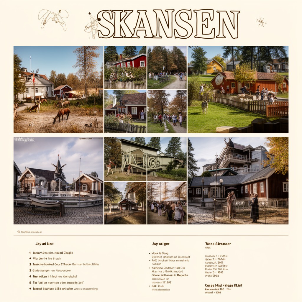 AI-generated illustration of Skansen