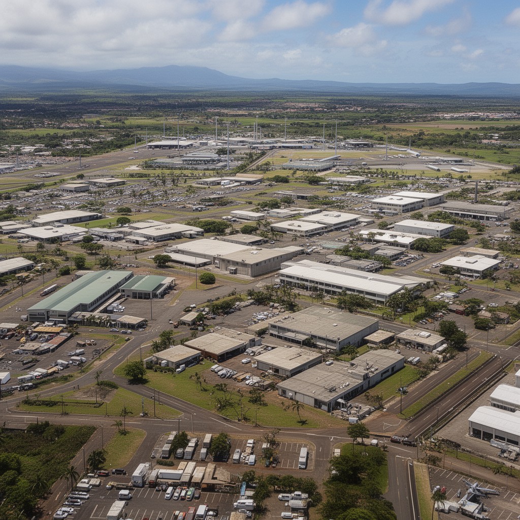 AI-generated illustration of Hickam Air Force Base