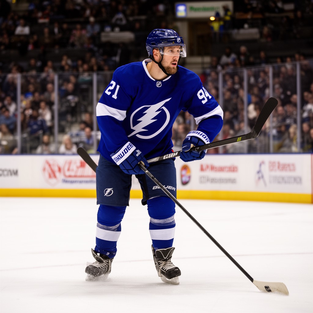 AI-generated illustration of Victor Hedman