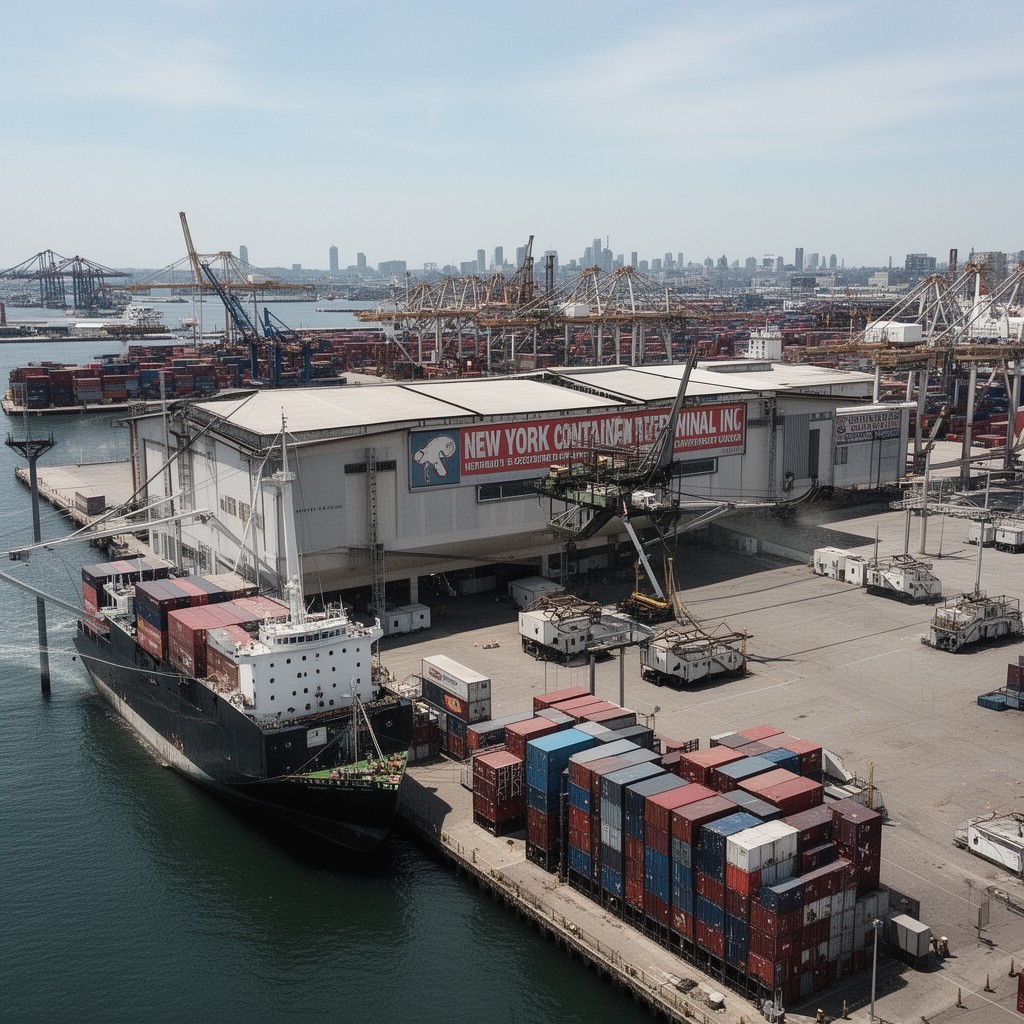 AI-generated illustration of New York Container Terminal Inc.