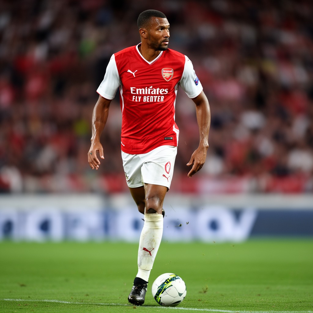 AI-generated illustration of Patrick Vieira