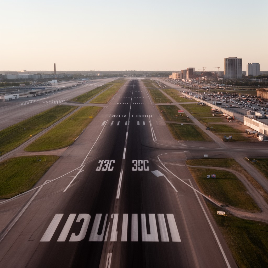 AI-generated illustration of Runway 13C/31C
