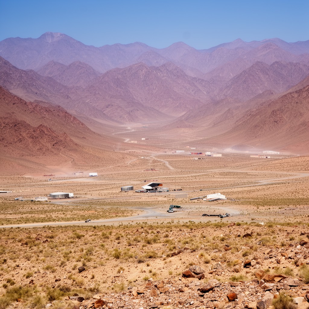 AI-generated illustration of Chagai, Balochistan