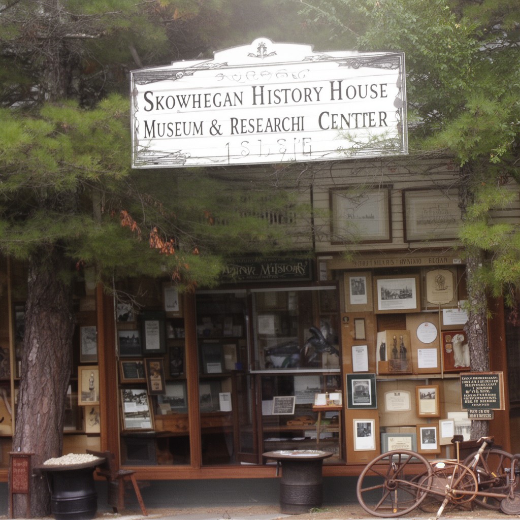 AI-generated illustration of Skowhegan History House Museum & Research Center