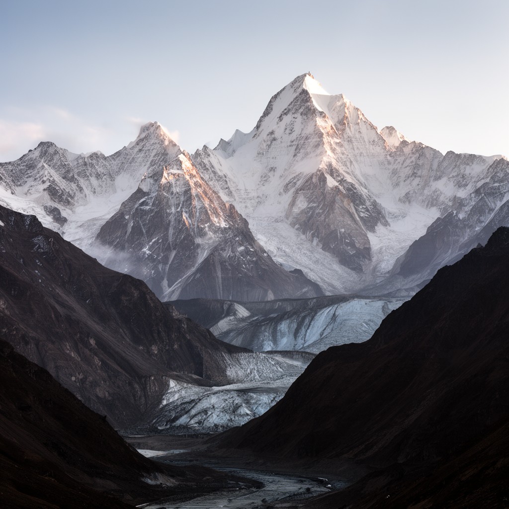 AI-generated illustration of Karakoram