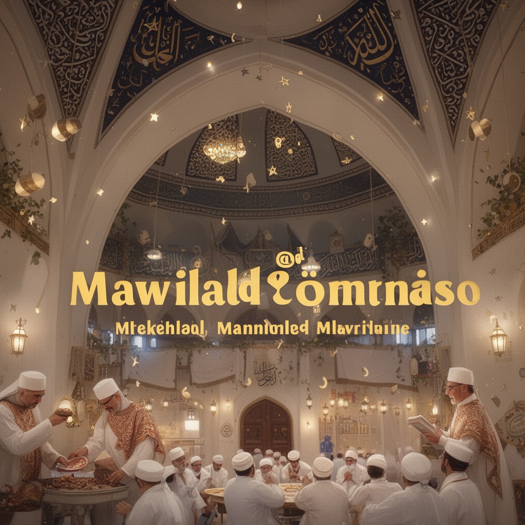 AI-generated illustration of Mawlid