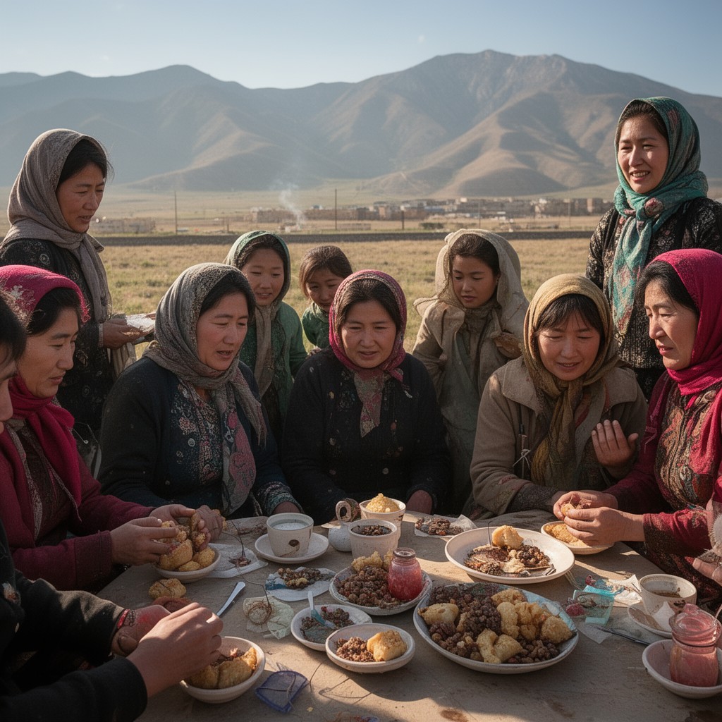 AI-generated illustration of Uyghurs