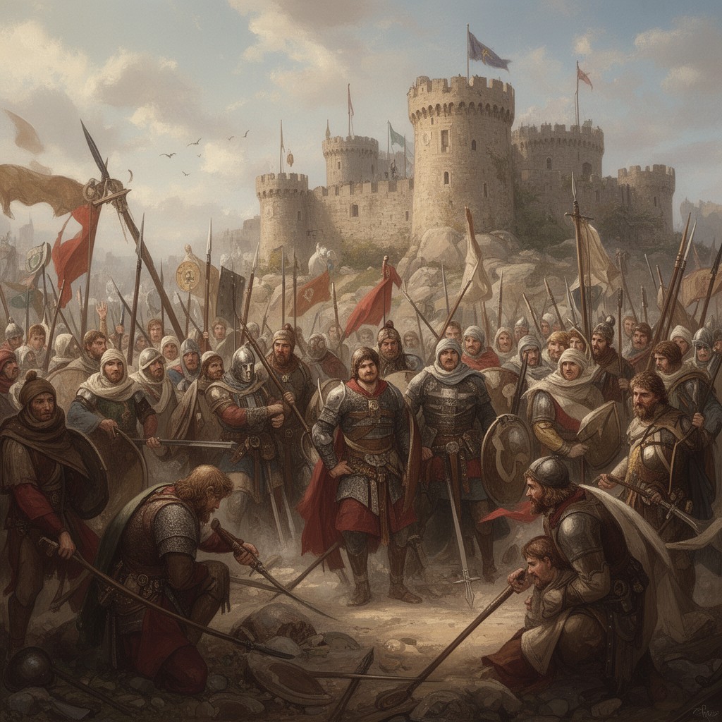 AI-generated illustration of Third Crusade