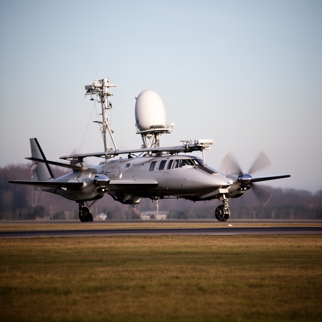 AI-generated illustration of Saab 340 AEW&C
