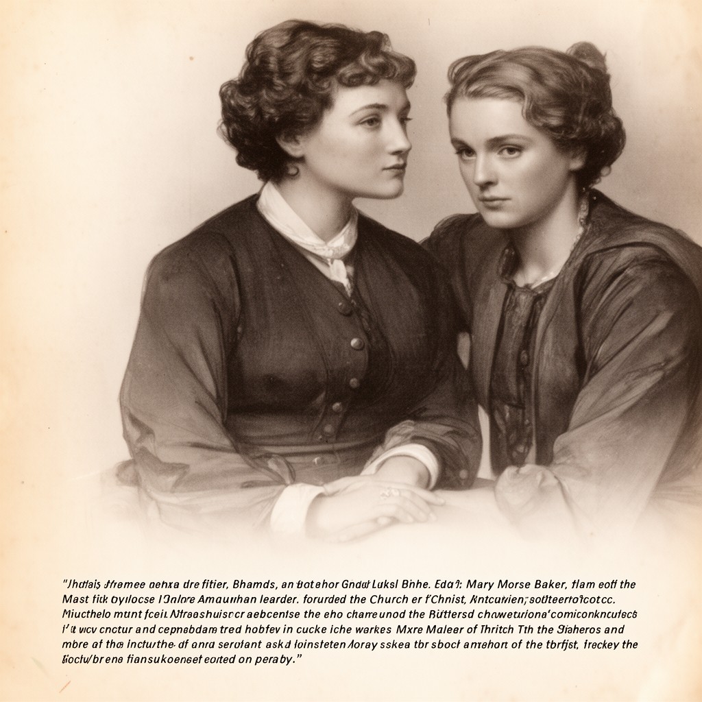 AI-generated illustration of Mary Morse Baker