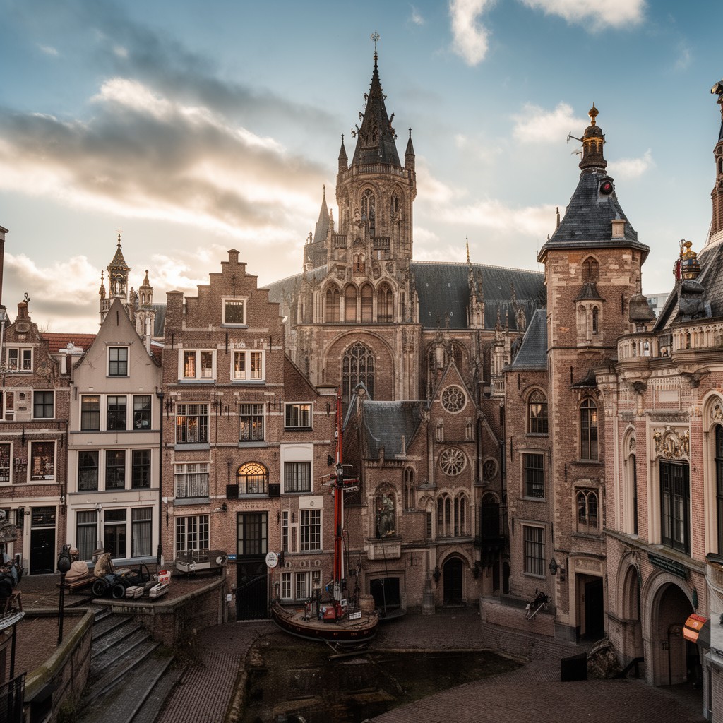 AI-generated illustration of Haarlem