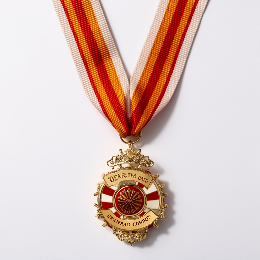 AI-generated illustration of Grand Cordon of the Order of the Rising Sun