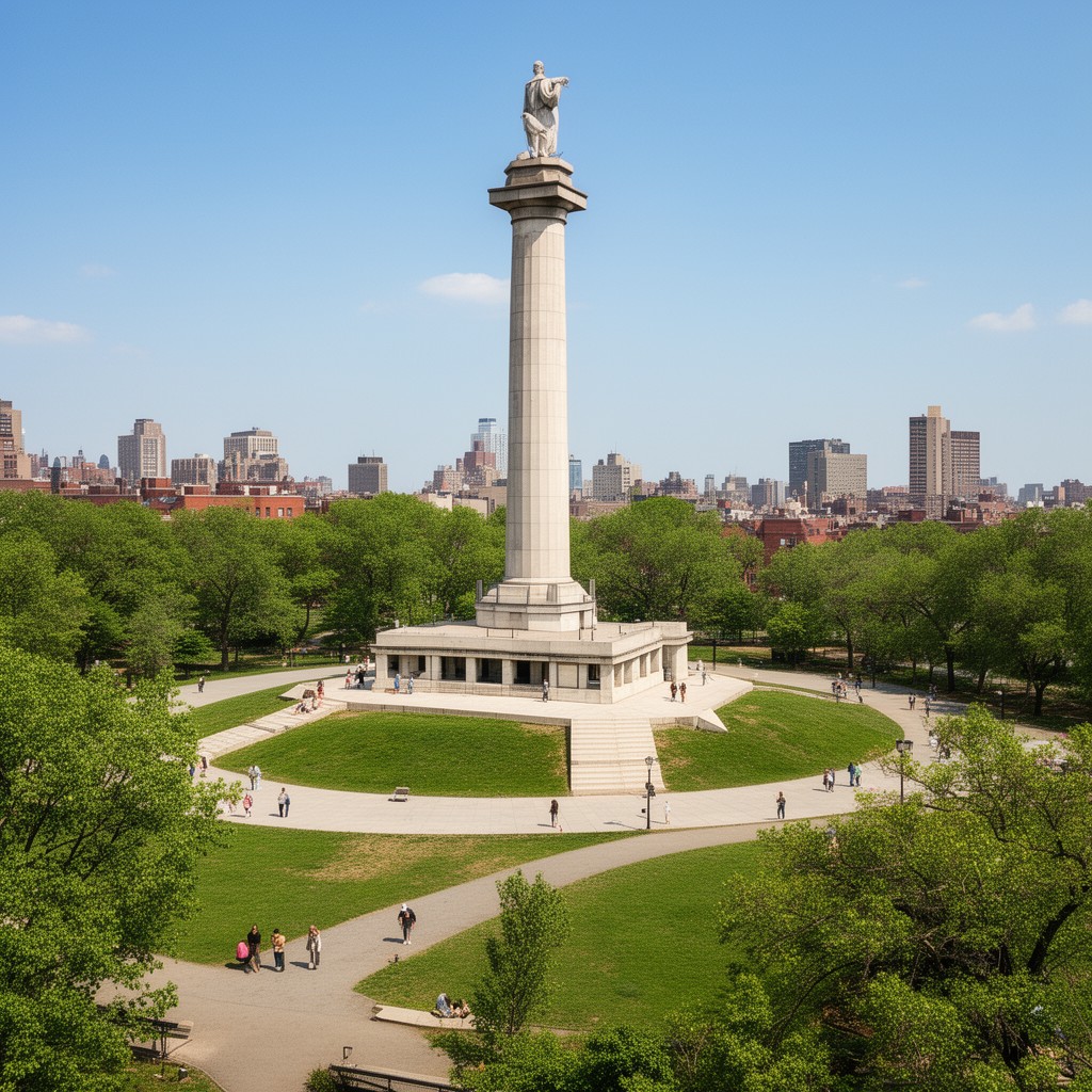 AI-generated illustration of Fort Greene Park