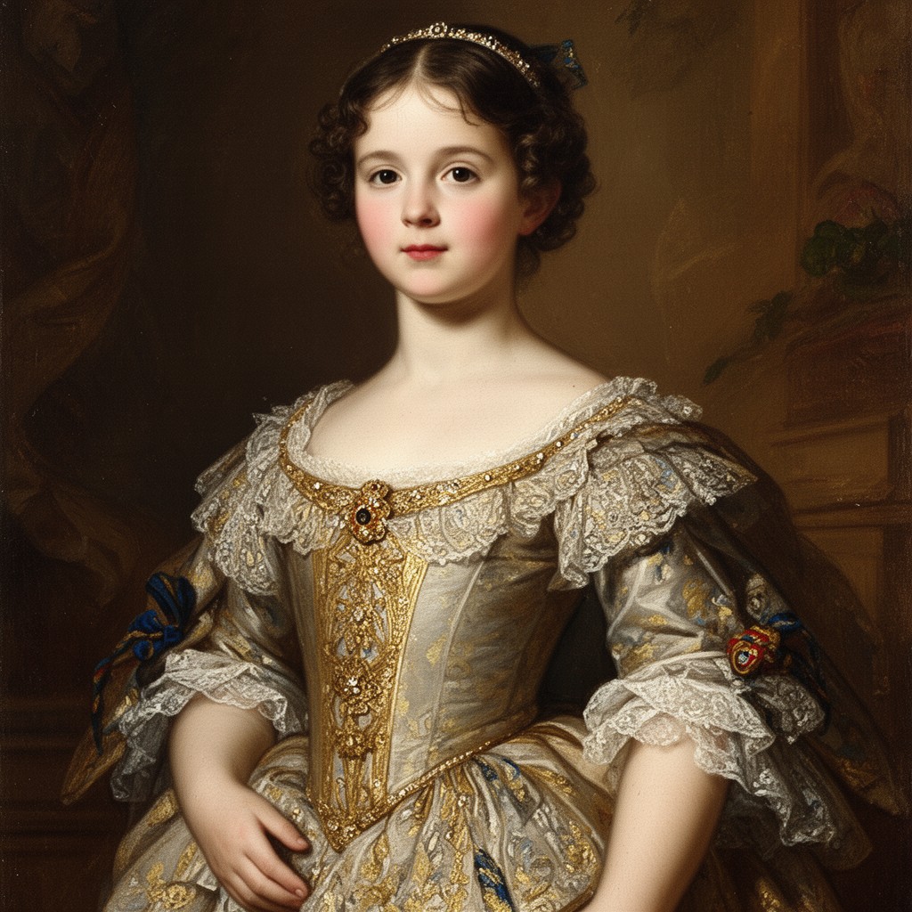 AI-generated illustration of Infanta Carlota Joaquina of Spain