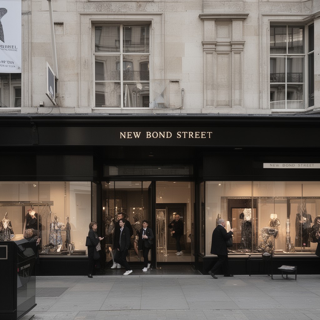AI-generated illustration of New Bond Street