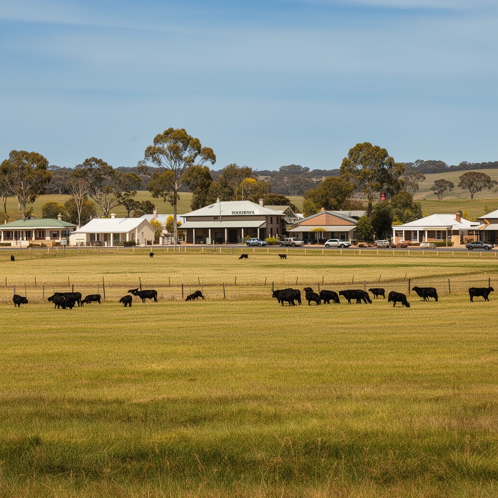 AI-generated illustration of Boorowa