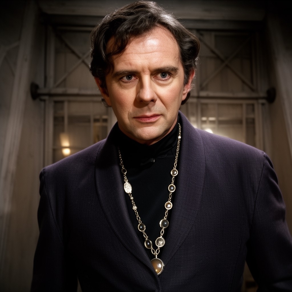 AI-generated illustration of Anthony Ainley