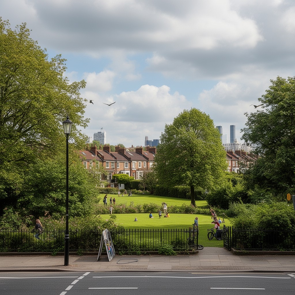 AI-generated illustration of Ealing, London