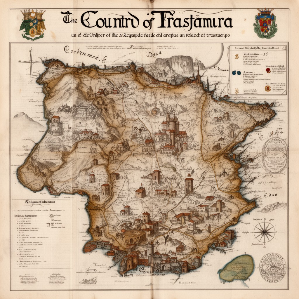 AI-generated illustration of County of Trastámara