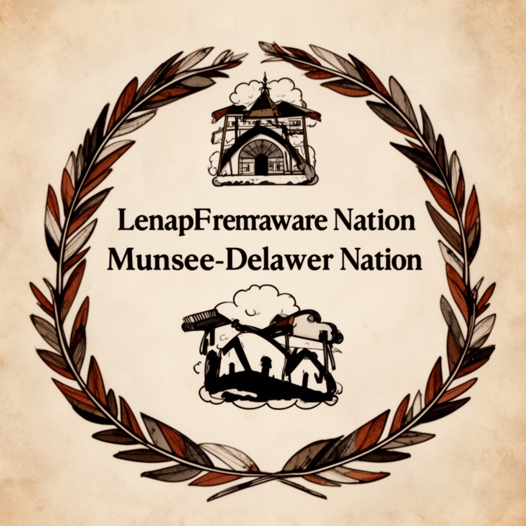 AI-generated illustration of Munsee-Delaware Nation