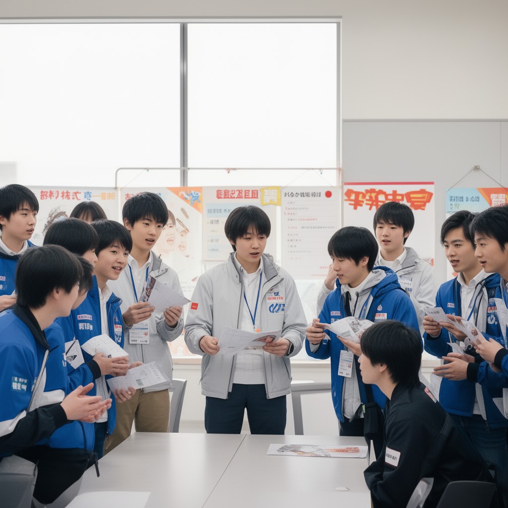 AI-generated illustration of Komeito Youth Division