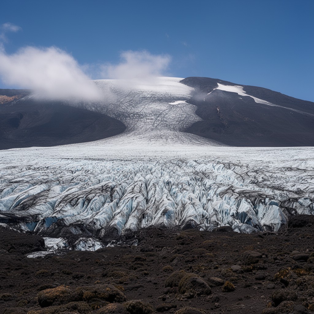 AI-generated illustration of Northern Icefield