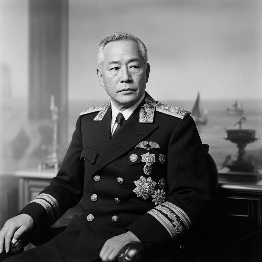 AI-generated illustration of Marshal Admiral of the Imperial Japanese Navy